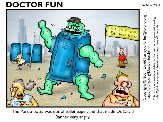 Doctor Fun Cartoons For November 12 Through 16 2001