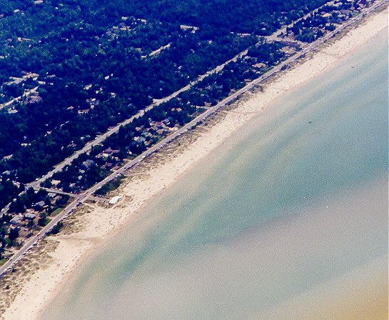 Sauble Beach, from the air