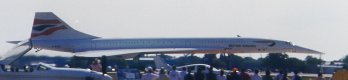 Concorde, taking off