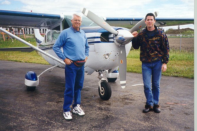 Dad Alan with 206.jpg (106760 bytes)